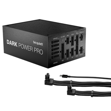 Power Supply ATX 1300W be quiet! DARK POWER PRO 14 IO, 80+ Titanium, 135mm,&nbsp;Active&nbsp;PFC, Full Bridge SR LLC+DC/DC. ATX 3.1, Full MAir Conditionerlar, IO Center 274515 фото