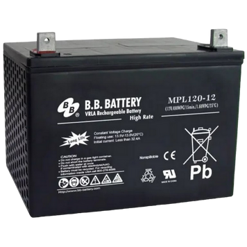 Baterie UPS 12V/ 120AH B.B. MPL120-12, Long Life 8-10 Years 147370 Imagini