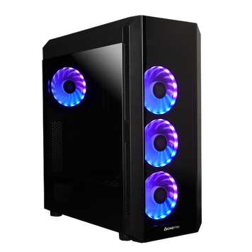 Case ATX Chieftec SCORPION III, w/o PSU, 0,6mm, 4x120mm RGB, Front & Side Tempered Glass, 2xUSB-A 3. 235011 фото