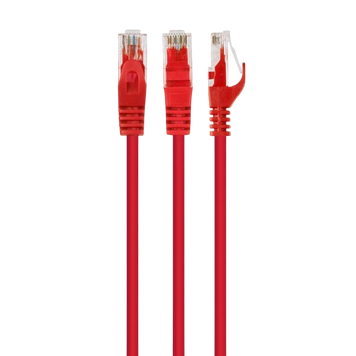 Patch Cord Cat.6U 2m, Red, PP6U-2M/R, Cablexpert, Stranded Unshielded 223901 фото