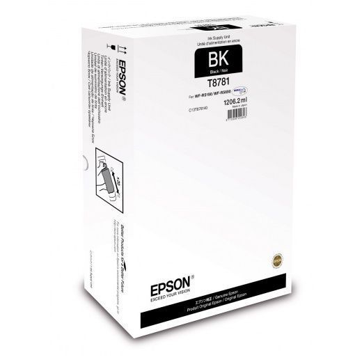 Ink Supply Unit Epson T878140, XXL Black, for WF-R5xxx series 84532 Imagini