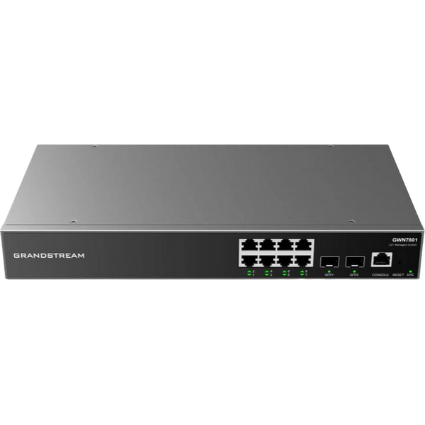 .8-port 10/100/1000Mbps Managed Switch Grandstream "GWN7801", 2xSFP expansion slot 203472 Imagini