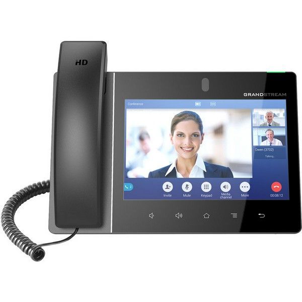 Grandstream GXV3480 Video, 16 SIP, 16 Lines, Android, 8" IPS Touch Screen, PoE, Wi-Fi 6, Black 203437 фото