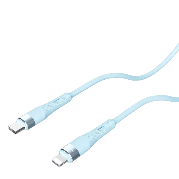 Type-C to Lightning Cable Nilkin, Flowspeed, 1.2M, Blue 208240 фото