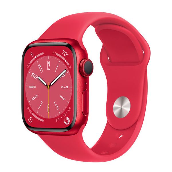 Apple Watch Series 8 GPS, 41mm (PRODUCT)RED Aluminium Case with (PRODUCT)RED Sport Band, MNP73 147204 фото