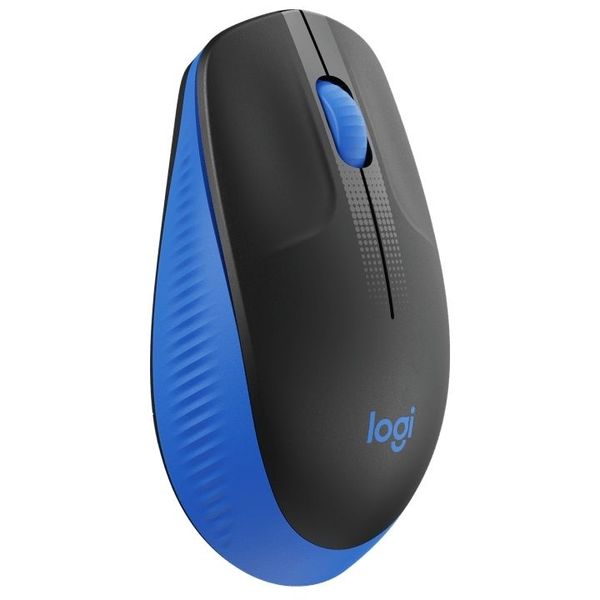Wireless Mouse Logitech M190 Full-size, Optical, 1000 dpi, 3 buttons, Ambidextrous, Blue 120090 фото