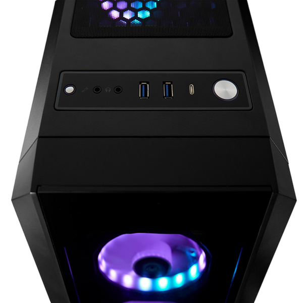 Case ATX Chieftec SCORPION III, w/o PSU, 0,6mm, 4x120mm RGB, Front & Side Tempered Glass, 2xUSB-A 3. 235011 фото