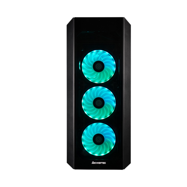 Case ATX Chieftec SCORPION III, w/o PSU, 0,6mm, 4x120mm RGB, Front & Side Tempered Glass, 2xUSB-A 3. 235011 фото