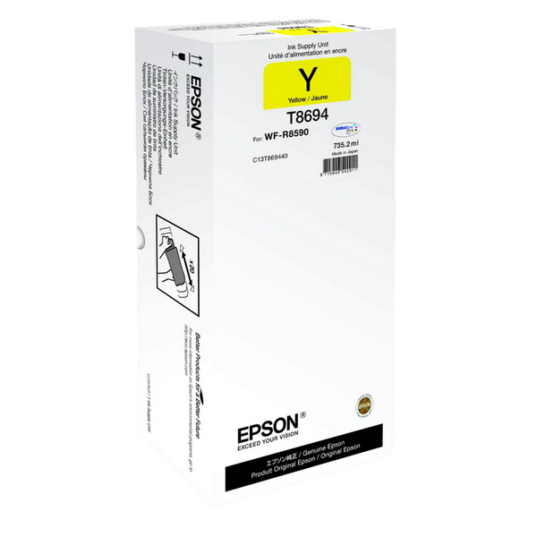 Ink Supply Unit Epson C13T86944N, XXL Yellow, for WF-R8590 234867 Imagini