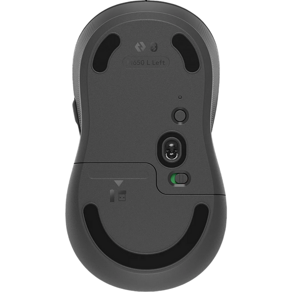 Wireless Mouse Logitech M650 L Signature, 400-4000 dpi, 5 buttons, Ambidextrous, 115g., 1xAA, Bolt, 250562 Imagini