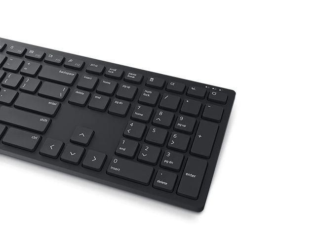 Wireless Keyboard & Mouse Del KM5221W, Multimedia keys, 2.4Ghz, Russian, Black 135600 фото