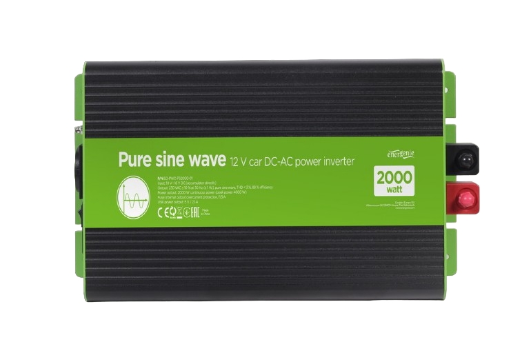 Inverter Energenie car power: Max.2000W, Input: 10-16 VDC (accumulator directly) 206394 Imagini