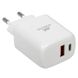 Wall Charger Rivacase PS4192 W00, 20W PD/QC3.0, White 200974 фото 2