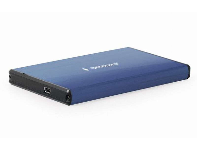2.5" SATA HDD External Case miniUSB3.0, Aluminum Deep Blue, Gembird "EE2-U3S-3-DB" 143885 фото