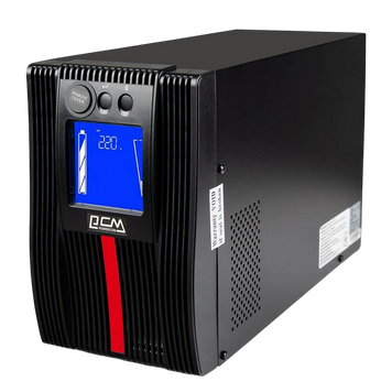 UPS PowerCom MAC-1000 IEC, Tower, 1000VA/1000W, Online, LCD, USB,SNMP SLOT, Ex. Batt. Connector, 4*C 218394 Imagini