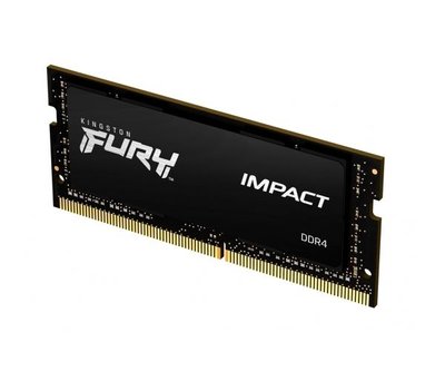 16GB DDR4-2666MHz SODIMM Kingston FURY Impact (KF426S15IB1/16), CL15-17-17, 1.2V, Intel XMP, Black 136303 фото