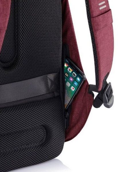 Backpack Bobby Hero Regular, anti-theft, P705.294 for Laptop 15.6" & City Bags, Red 119782 фото