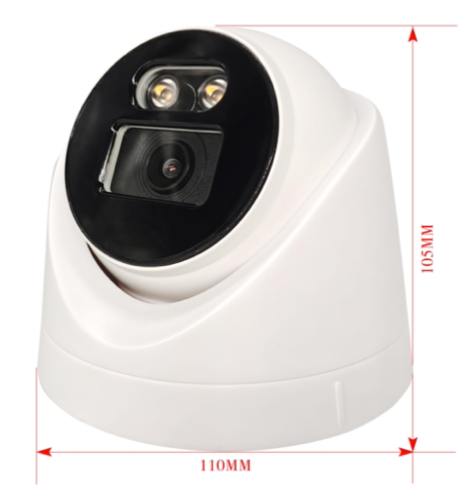 Redline IP camera 5 Megapixeli Color Noaptea microfon CUPOLA 565S-WL IPC-565S-WL фото