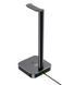 Gaming Headset Stand Havit TH610, 285x100x100mm, 1x3.5mm, 3xUSB 2.0, RGB, Full metal 202818 фото 1