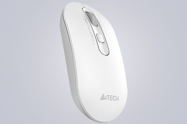 Wireless Mouse A4Tech FG20, Optical, 1000-2000 dpi, 4 buttons, Ambidextrous, 2xAAA, White, USB 120443 фото