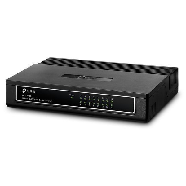 16-port 10/100Mbps Desktop Switch TP-LINK " TL-SF1016D", Plastic Case 19555 Imagini