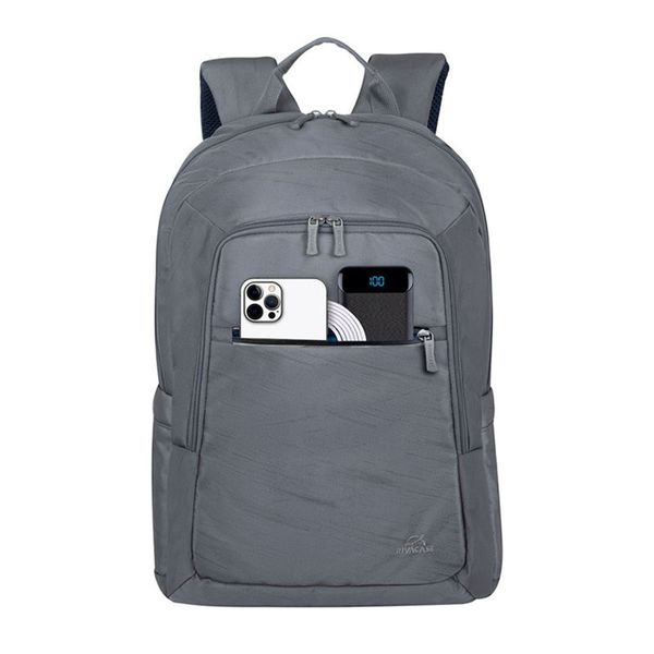 Backpack Rivacase 7561, for Laptop 15,6" & City bags, Gray 201018 фото