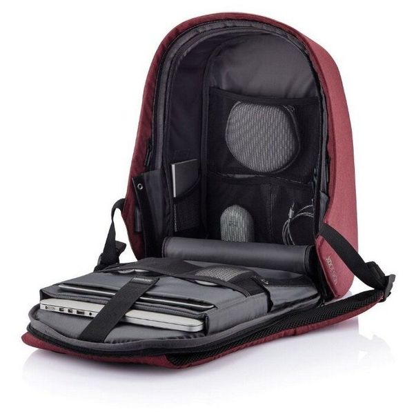 Backpack Bobby Hero Regular, anti-theft, P705.294 for Laptop 15.6" & City Bags, Red 119782 фото