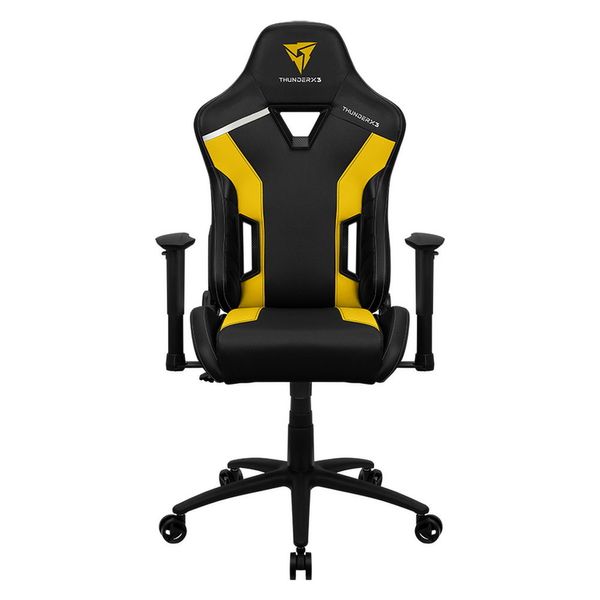 Gaming Chair ThunderX3 TC3 Black/Bumblebee Yellow, User max load up to 150kg / height 165-185cm 135898 фото