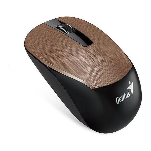 Wireless Mouse Genius NX-7015, Optical, 800-1600 dpi, 3 buttons, Ambidextrous,BlueEye,1xAA,Chocolate 73674 фото