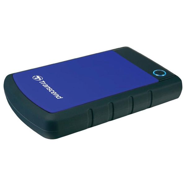 2.0TB (USB3.1) 2.5" Transcend "StoreJet 25H3B", Navy Blue, Rubber Anti-Shock, One Touch Backup 65270 фото