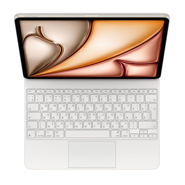 Magic Keyboard for iPad Pro 13‑inch (M2, M3) - Russian - White 229739 Imagini