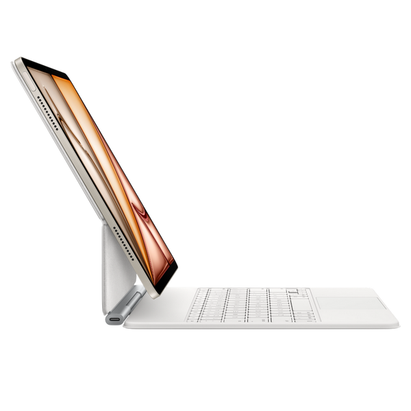 Magic Keyboard for iPad Pro 13‑inch (M2, M3) - Russian - White 229739 Imagini