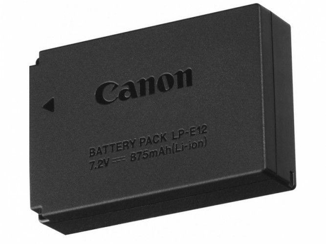 Battery pack Canon LP-E12, 875 mAh, for EOS-100D,M50 Mark II,M50,M10 Cameras 85832 фото