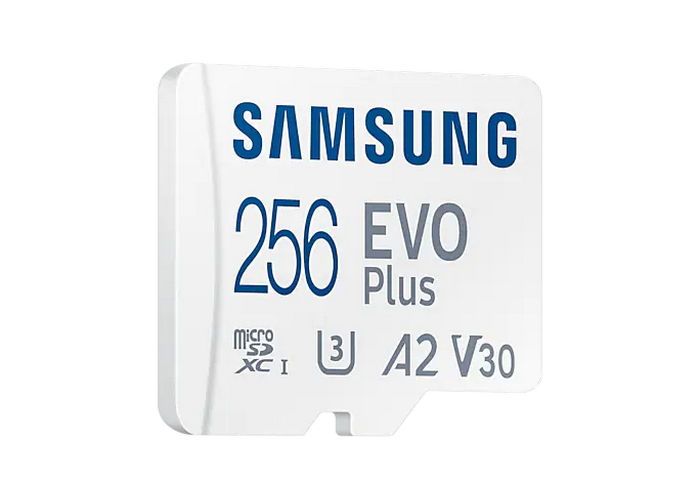 256GB MicroSD (Class 10) UHS-I (U3) +SD adapter, Samsung EVO Plus "MB-MC256KA" (R:130MB/s) 143525 фото