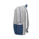 Backpack Rivacase 7567, for Laptop 17,3" & City bags, Gray/Dark Blue 137273 фото 10