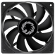 PC Case Вентилятор GAMEMAX GMX-WFBK-BK, 120mm, 23.4dB, 46.5 CFM, 1200PM, Hydraulic bearing, PWM, 4pin,Black 118639 фото 11