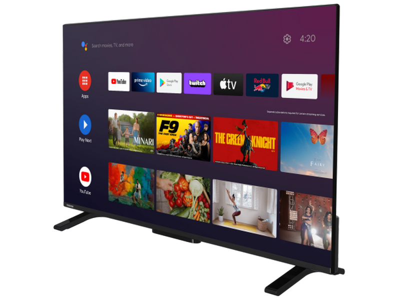 55" LED SMART TV TOSHIBA 55UA2363DG, 4K HDR, 3840 x 2160, Android TV, Black 209353 фото