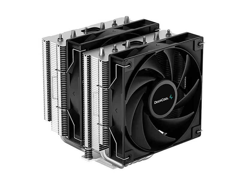 AC Deepcool "AG620" (29.4dBA, 300-1850RPM, 67.88CFM, 2x120mm, 260W, 6/6mm, 1300g.) 144790 фото