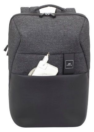 Backpack Rivacase 8861, for Laptop 15,6" & City bags, Black Melange 109512 фото