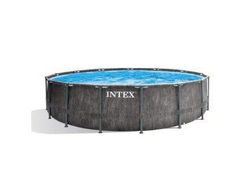 Intex 26742 Piscina Сadru Metal PREMIUM GREYWOOD 457*122cm 139709 Imagini