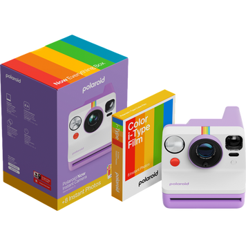 Camera Foto Instant Polaroid Now Gen 3 + Color Film Bundle (8 photos),Purple 249196 фото