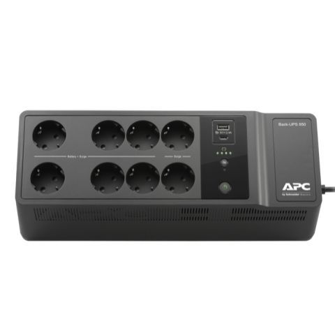 APC Back-UPS BE850G2-RS 850VA/520W, 230V, RJ-45, 1*USB-C, 1*USB-A charging port, 8*Schuko Sockets 111098 фото
