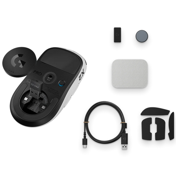 Gaming Wireless Mouse Logitech PRO X2 Superstrike HITS, 44k dpi, 5 buttons, 88G, 888IPS, 61g, 8000Hz 256298 фото