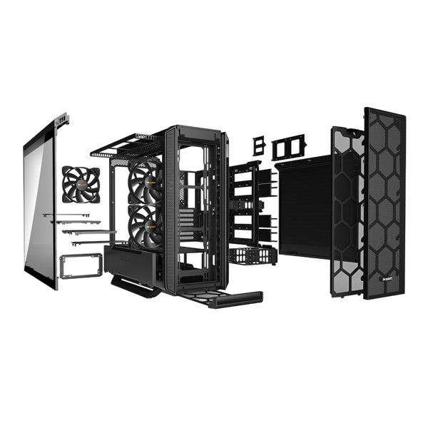 Case ATX be quiet! Silent Base 802, w/o PSU, 3x140mm, Вентилятор controller, Iinsulation mats, TG, DF, 2xUS 131508 фото