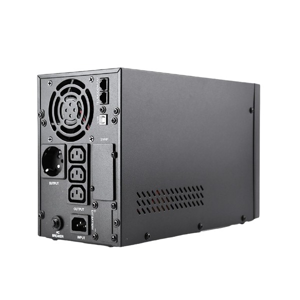 UPS Gembird EG-UPS-PS1000-01,1000VA/800W,Line Interactive,Sinewave,LCD,AVR,USB,RJ45, 2xSchuko, 3xIEC 207966 фото