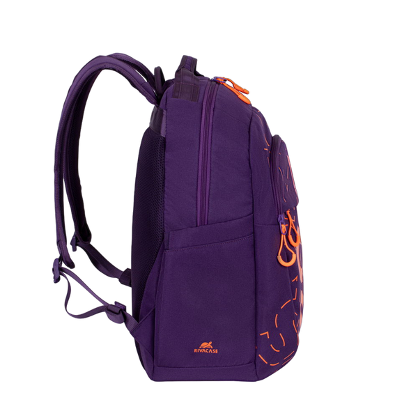 Backpack Rivacase 5430, for Laptop 15,6" & City bags, Violet/Orange 144835 Imagini