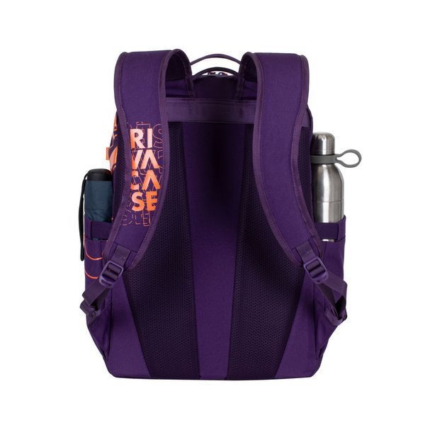 Backpack Rivacase 5430, for Laptop 15,6" & City bags, Violet/Orange 144835 Imagini