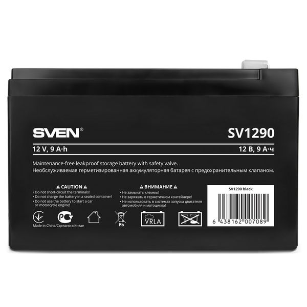 Baterie UPS 12V/ 9AH SVEN, SV-0222009 76117 фото