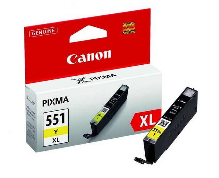 Ink Cartridge Canon CLI-551, Yellow 105107 фото