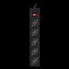 Surge Protector 5 Sockets, 5.0m, Sven "SF-05E", Black, flame-retardant material 207682 Imagini 2